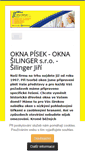 Mobile Screenshot of oknasilinger.cz